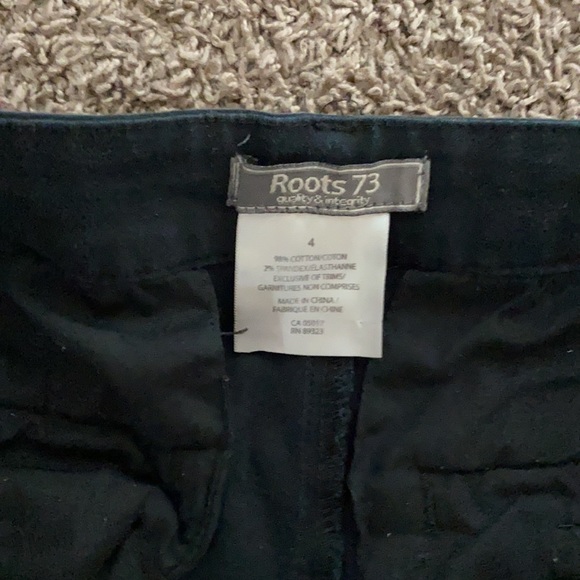 Roots cuffed black jogging - Picture 2 of 9